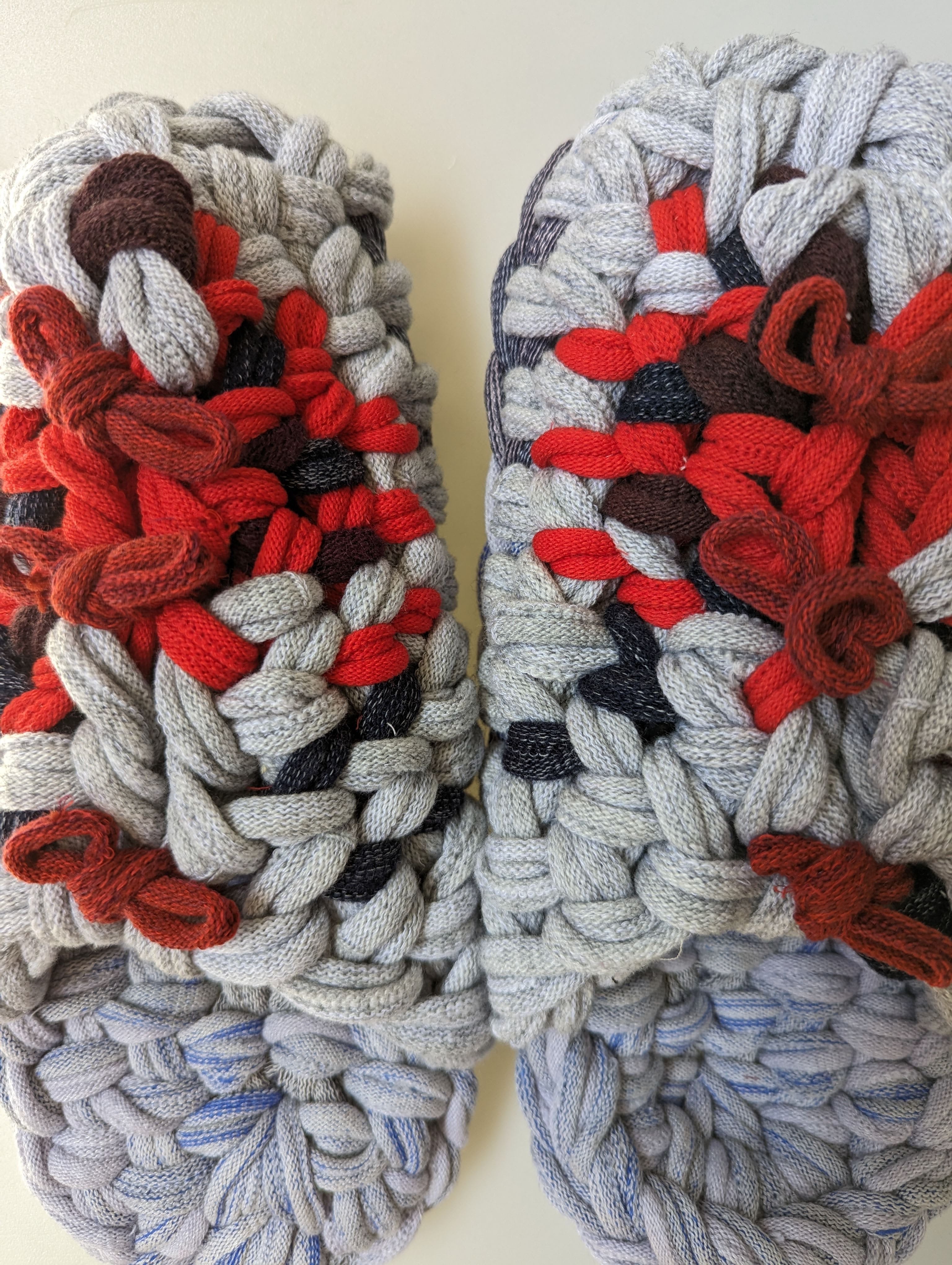 Blanket yarn slippers hot sale