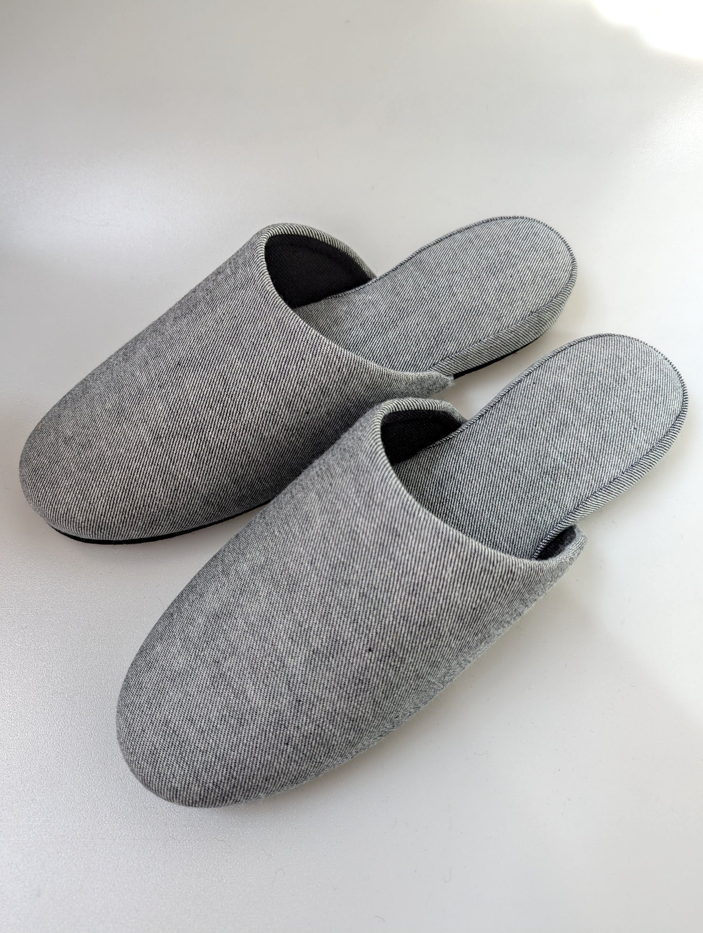 Denim Hiroshima Slippers Simple B-type 3 sizes [Medium / Large / XL]