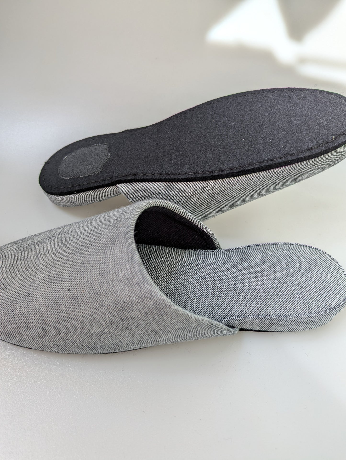 Denim Hiroshima Slippers Simple B-type 3 sizes [Medium / Large / XL]