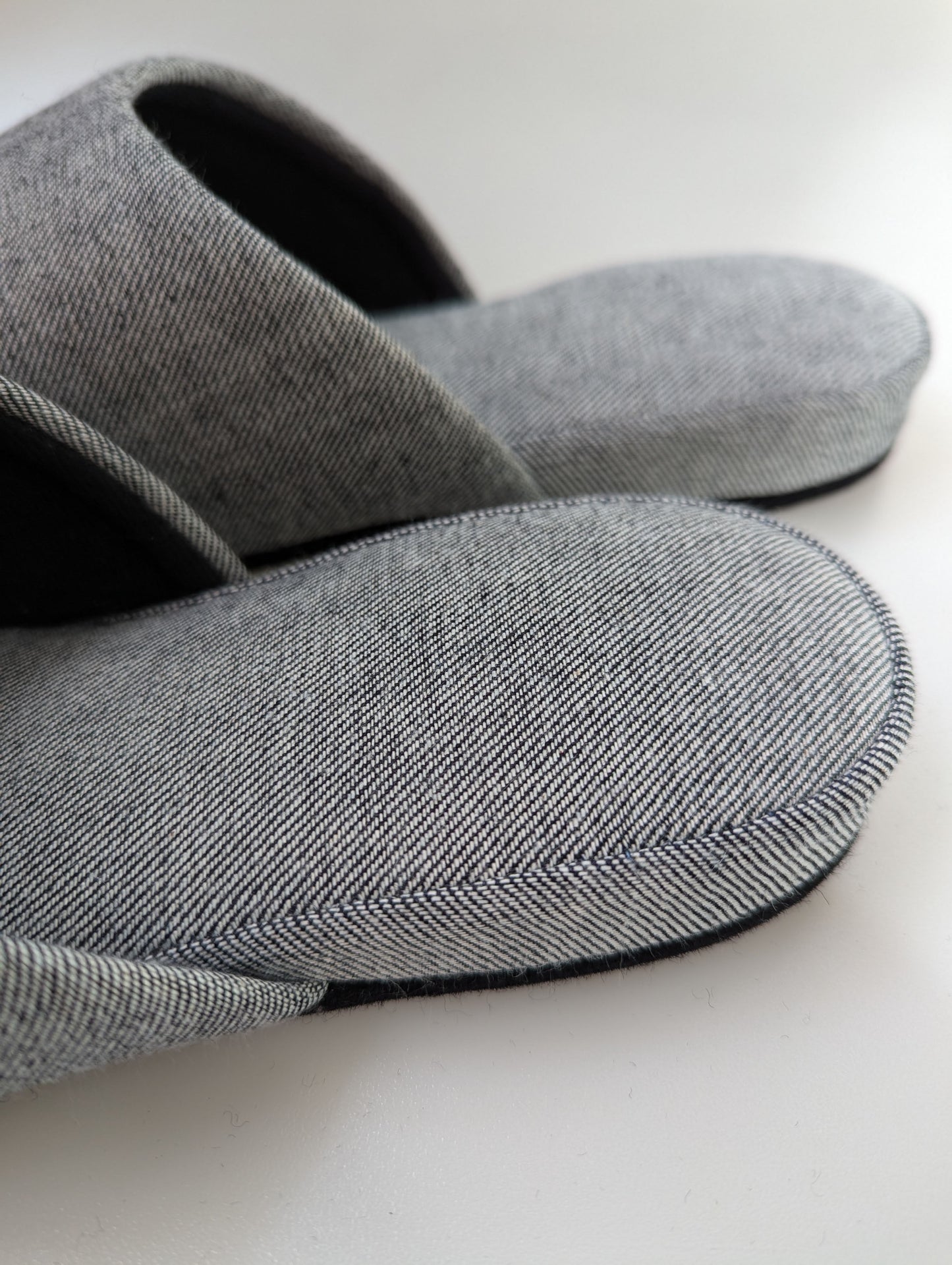 Denim Hiroshima Slippers Simple B-type 3 sizes [Medium / Large / XL]