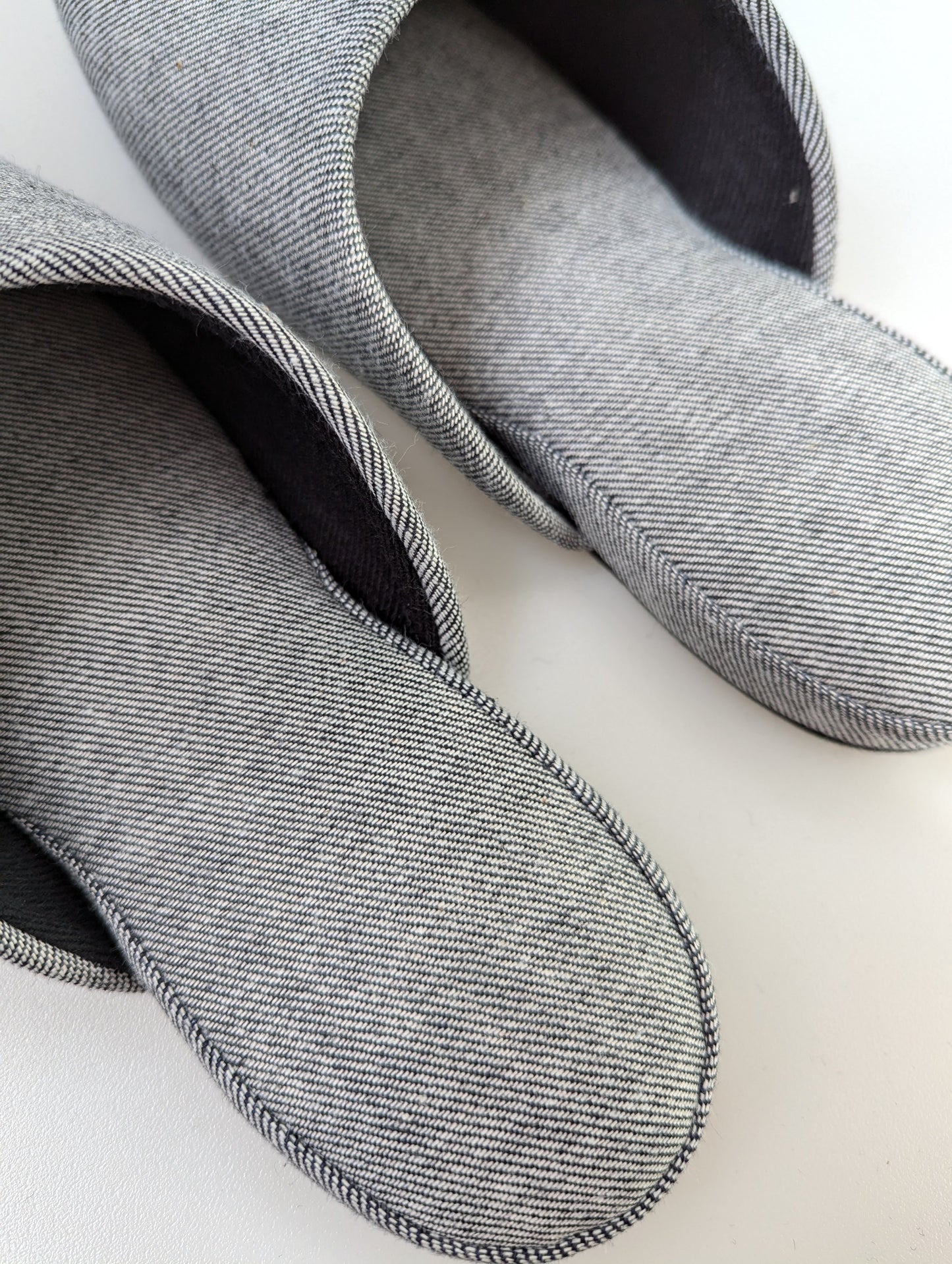 Denim Hiroshima Slippers Simple B-type 3 sizes [Medium / Large / XL]