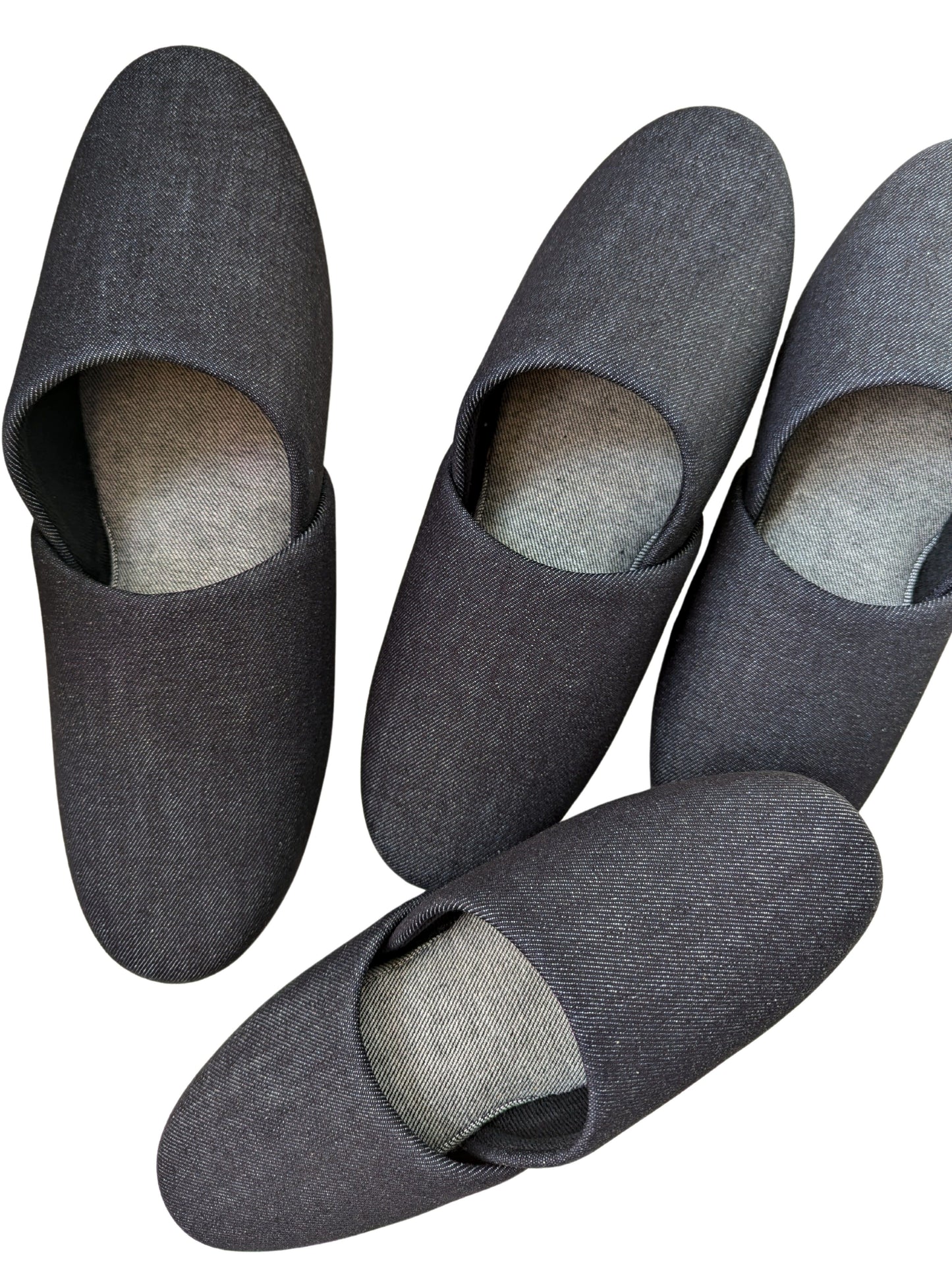 Denim Hiroshima Slippers Simple 4 size [Small / Medium / Large / XL]