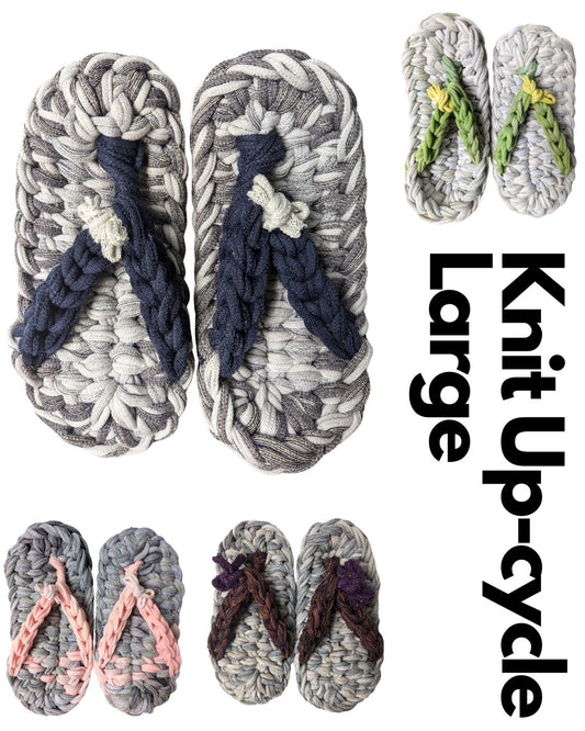 Large | Knit Up-cycle ZOURI Slippers 2024SS [Large]