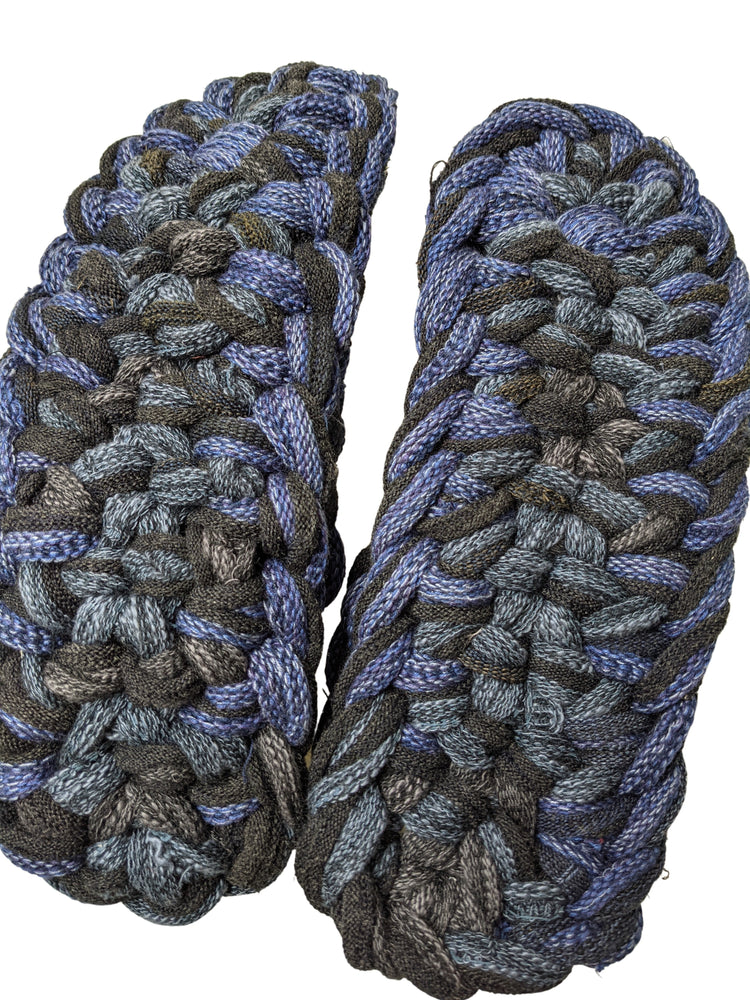 XL | Knit upcycle ZOURI slippers 2021SS-006 [XL]