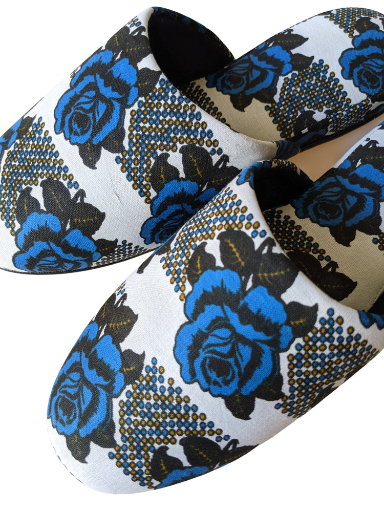 Medium Rose Print Mix Slippers [vinyl sole] 2021AW-Rose-M06 [Size Medium] Rose M06
