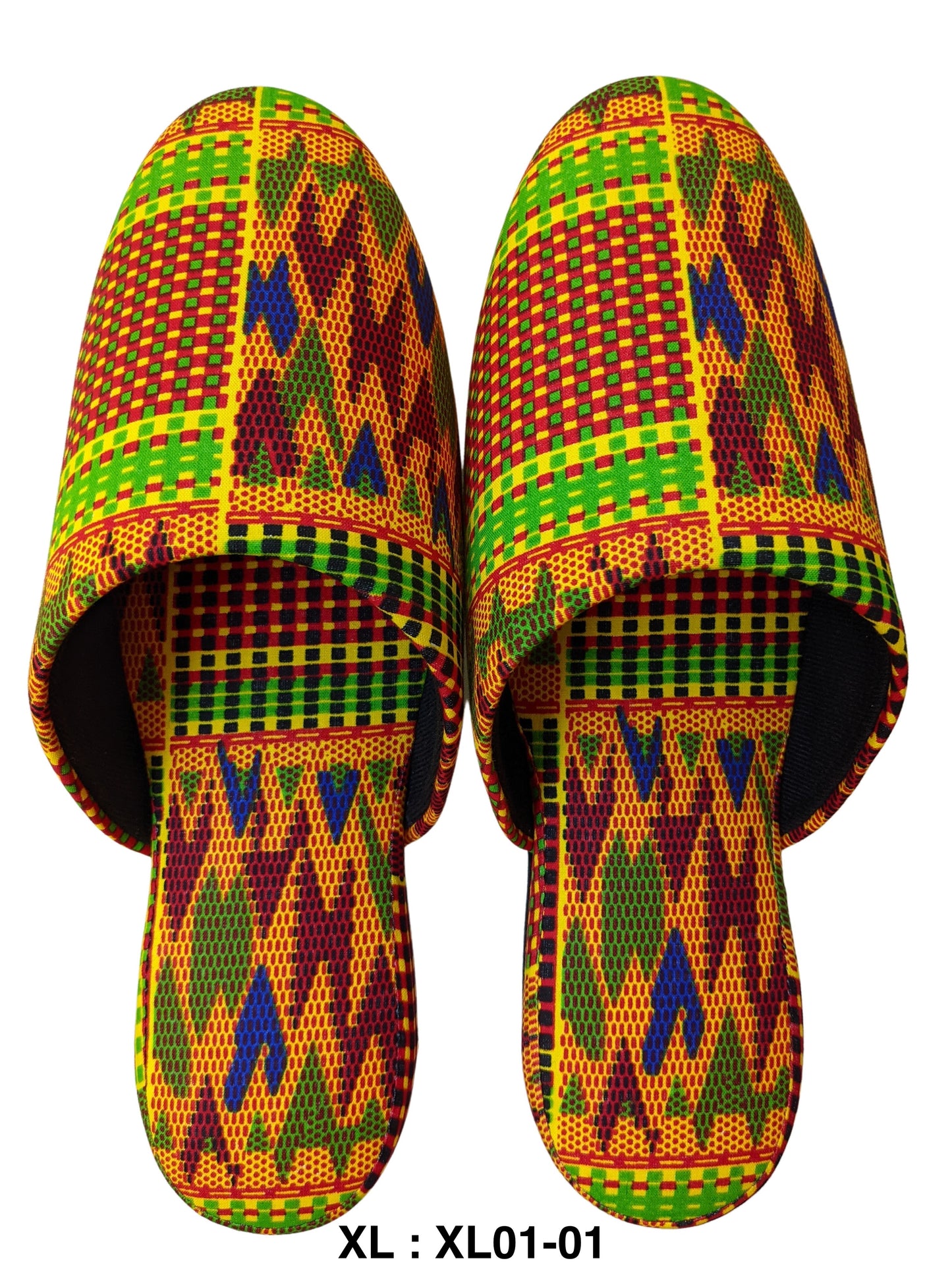 XL Batik Mix Print Allover Slippers [vinyl sole] 2021AW-XL01 [Size: XL] XL01