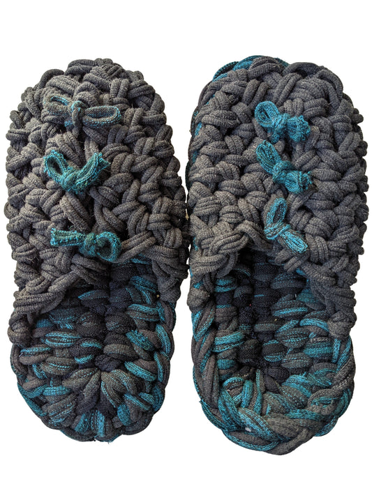 XL | Knit upcycle slippers 2021-XL12 [XL]
