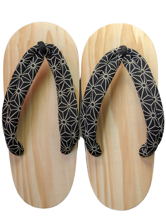 Wood summer Indoor slippers Geta Japanese Slippers ASANOHA