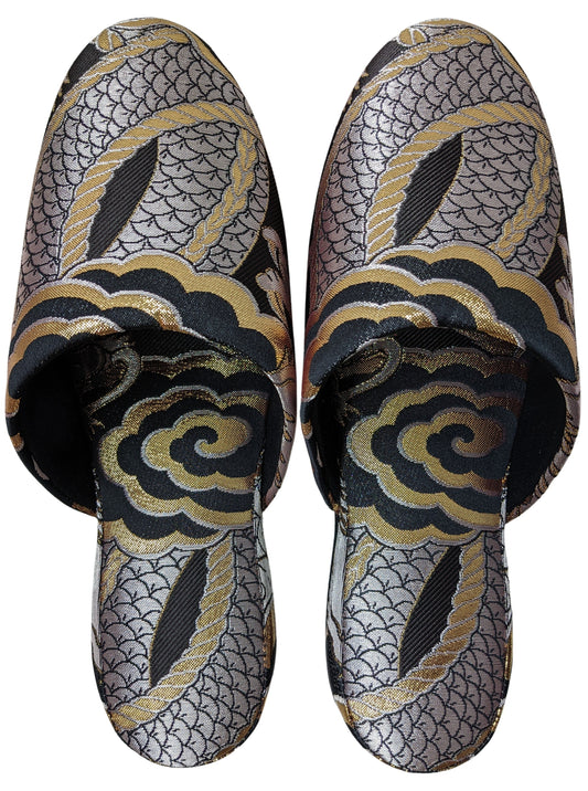XL ORA-ORA Dragon Cloud Slippers [Black wool felt sole] Type UME-02 XL size