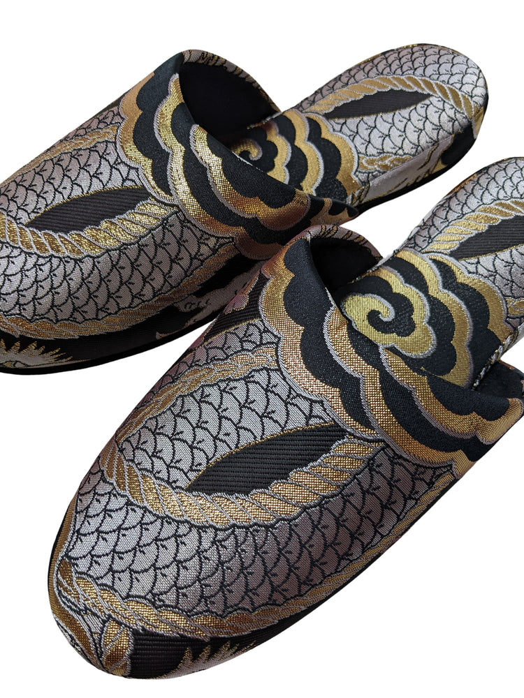 XL ORA-ORA Dragon Cloud Slippers [Black wool felt sole] Type UME-02 XL size