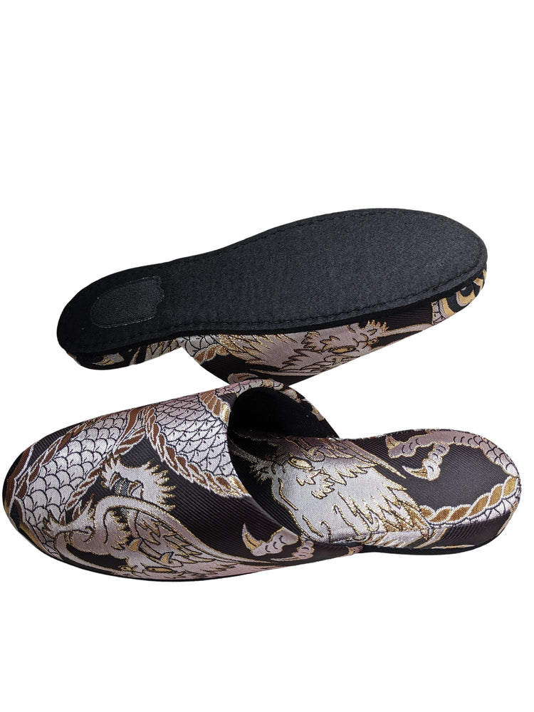 XL ORA-ORA Dragon Cloud Slippers [Black wool felt sole] Type TAKE-06 XL size