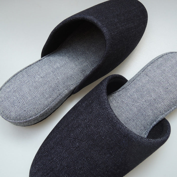 Denim Hiroshima Slippers Simple / 3 size - Heiwa Slipper